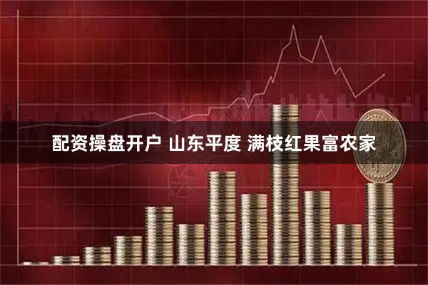 配资操盘开户 山东平度 满枝红果富农家